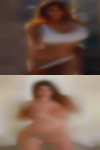 Naked woman with boobs swinging